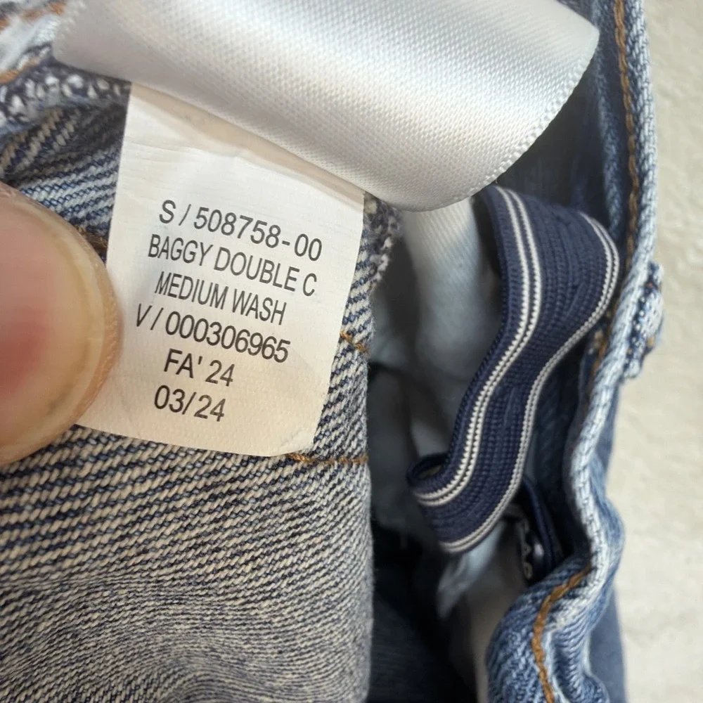 Gap Kids Cargo Jeans Boys‎ Size 12 Baggy Wide Leg Y2K Streetwear Denim